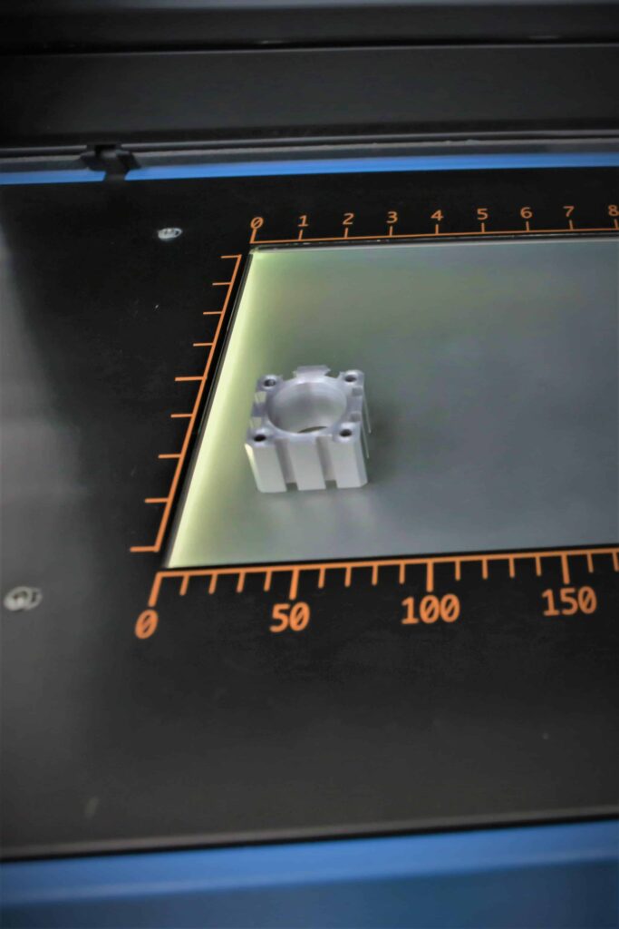 Romidot Tester to measure the dimension of the work